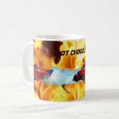Flammen & Drag-Racing Doorslammer Race Auto Kids T Kaffeetasse (Vorderseite Links)