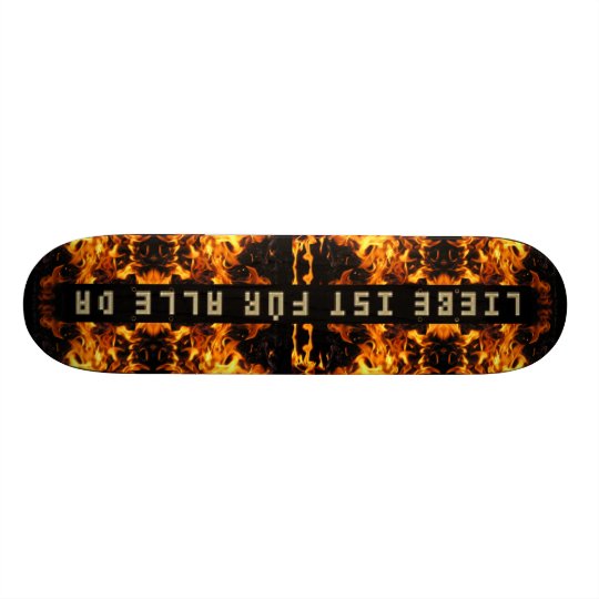 Flammen Explosion Individuelle Skateboarddecks