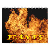 Flammen-Feuer-Wandkalender Kalender (Titelbild)