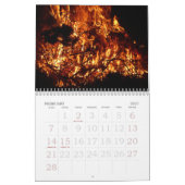 Flammen-Feuer-Wandkalender Kalender (Feb 2027)