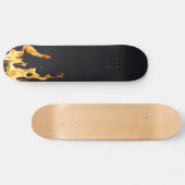 Flammen Flamme Flame Flames Feuer Fire S Skat Skat Skateboard (Horizontal)