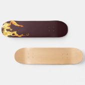 Flammen Flamme Flame Flames Feuer Fire S Skat Skat Skateboard (Horizontal)
