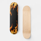 Flammen – Flamme – Flame – Flames – Feuer – Fire S Skateboard (Vorderseite)