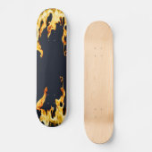 Flammen – Flamme – Flame – Flames – Feuer – Fire S Skateboard (Vorderseite)