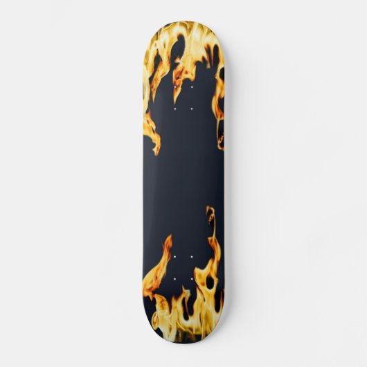 Flammen – Flamme – Flame – Flames – Feuer – Fire S Skateboard (Vorderseite)