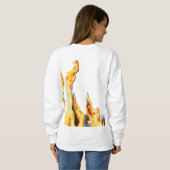 Flammen – Flamme – Flame – Flames – Feuer – Fire T Sweatshirt (Schwarz voll)