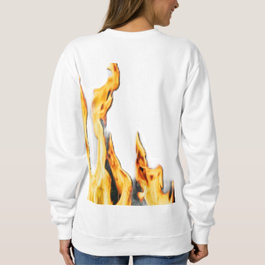 Flammen – Flamme – Flame – Flames – Feuer – Fire T Sweatshirt (Rückseite)