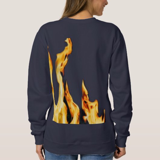 Flammen – Flamme – Flame – Flames – Feuer – Fire T Sweatshirt (Rückseite)
