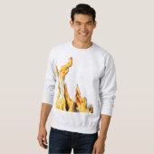Flammen – Flamme – Flame – Flames – Feuer – Fire T Sweatshirt (Vorne ganz)