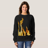 Flammen – Flamme – Flame – Flames – Feuer – Fire T Sweatshirt (Vorne ganz)