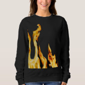 Flammen – Flamme – Flame – Flames – Feuer – Fire T Sweatshirt (Vorderseite)