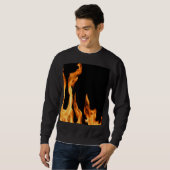 Flammen – Flamme – Flame – Flames – Feuer – Fire T Sweatshirt (Vorne ganz)