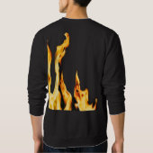 Flammen – Flamme – Flame – Flames – Feuer – Fire T Sweatshirt (Rückseite)