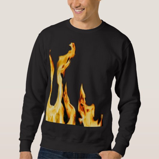 Flammen – Flamme – Flame – Flames – Feuer – Fire T Sweatshirt (Vorderseite)