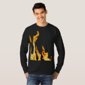 Flammen – Flamme – Flame – Flames – Feuer – Fire T T-Shirt (Vorne ganz)