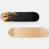 Flammen - Flamme - Flamme - Flammen - Feuer - Feue Skateboard (Horizontal)