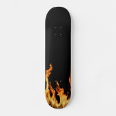 Flammen - Flamme - Flamme - Flammen - Feuer - Feue Skateboard (Vorderseite)