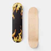Flammen - Flamme - Flammen - Flammen - Feuer - Feu Skateboard (Vorderseite)