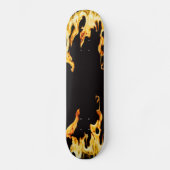 Flammen - Flamme - Flammen - Flammen - Feuer - Feu Skateboard (Vorderseite)