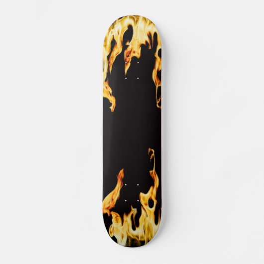 Flammen - Flamme - Flammen - Flammen - Feuer - Feu Skateboard (Vorderseite)