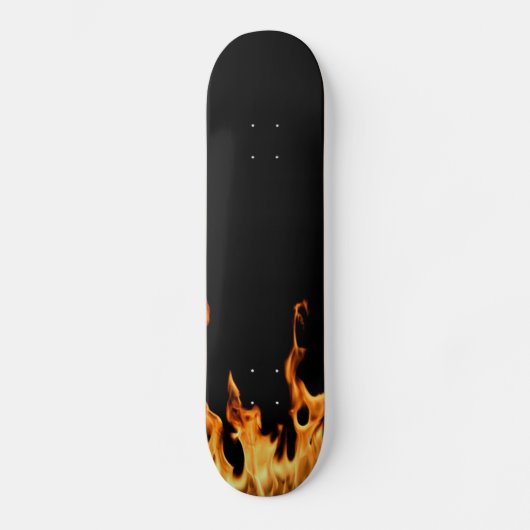 Flammen - Flamme - Flammen - Flammen - Feuer - Feu Skateboard (Vorderseite)