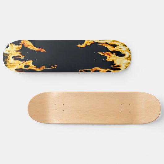 Flammen - Flamme - Flammen - Flammen - Feuer - Feu Skateboard (Horizontal)