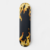 Flammen - Flamme - Flammen - Flammen - Feuer - Feu Skateboard (Vorderseite)