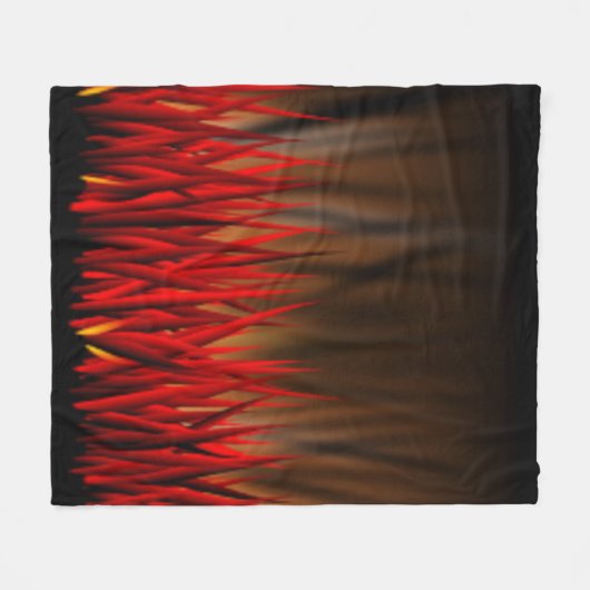 FLAMMEN FLEECEDECKE (Vorderseite (Horizontal))