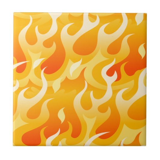 Flammen Fliese (Vorderseite)