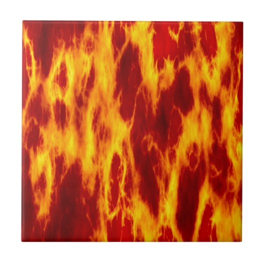 Flammen Fliese (Vorderseite)