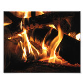 Flammen Fotodruck (Vorne)