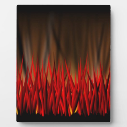 FLAMMEN FOTOPLATTE (Vorderseite)