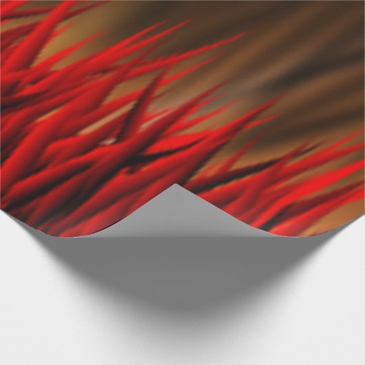 FLAMMEN GESCHENKPAPIER (Ecke)