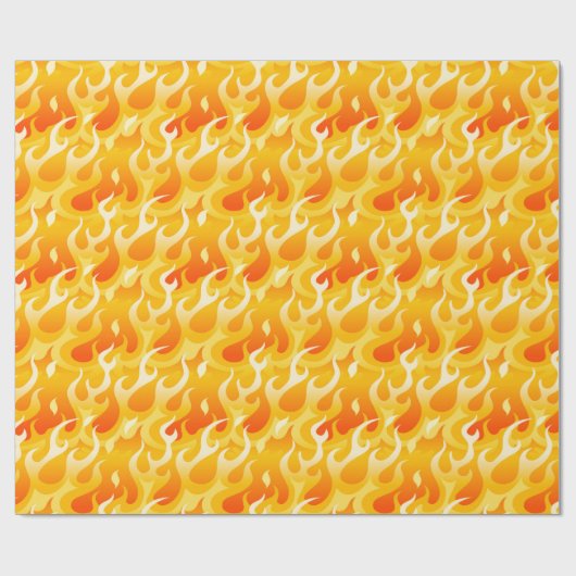 Flammen Geschenkpapier (Flach)