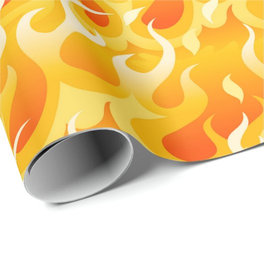 Flammen Geschenkpapier (Rolleneckpunkt)