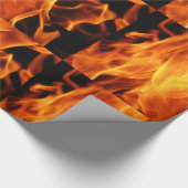 Flammen Geschenkpapier (Ecke)