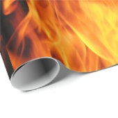 Flammen Geschenkpapier (Rolleneckpunkt)