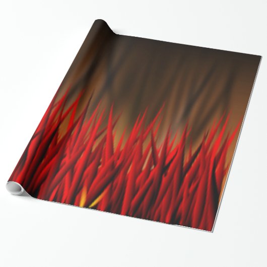FLAMMEN GESCHENKPAPIER (Ungerollt)