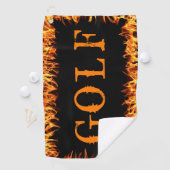 Flammen Golfhandtuch (Insitu)