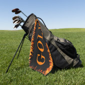 Flammen Golfhandtuch (Gras)