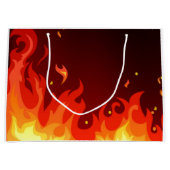 Flammen Große Geschenktüte (Vorderseite)