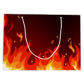 Flammen Große Geschenktüte (Rückseite)