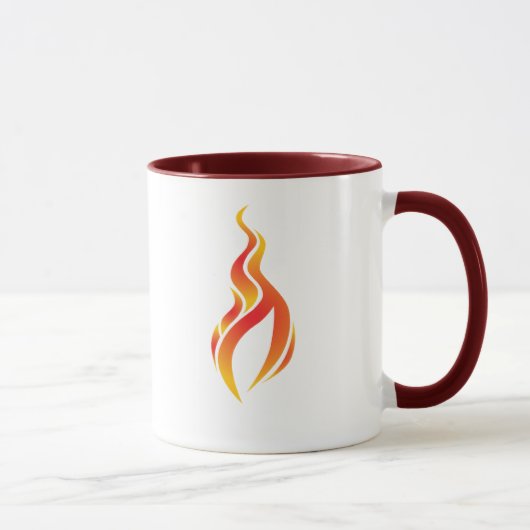 Flammen-Ikonen-Tasse Tasse (Rechts)