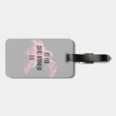 Flammen im Dunkeln Gepäckanhänger (Rückseite horizontal)