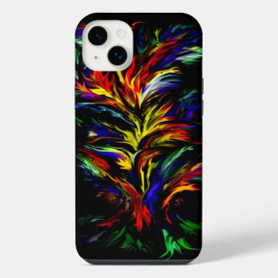 Flammen im Regenbogenstil iPhone 14 Plus Hülle