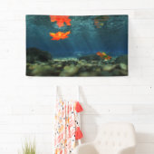 Flammen im Wasserbanner Banner (Insitu)