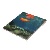 Flammen in der Wasserdekorationsschicht Fliese (Seite)