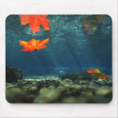 Flammen in der Wasserrutsche Mousepad (Vorne)