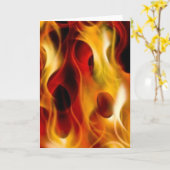 Flammen Karte (Gelbe Blume)