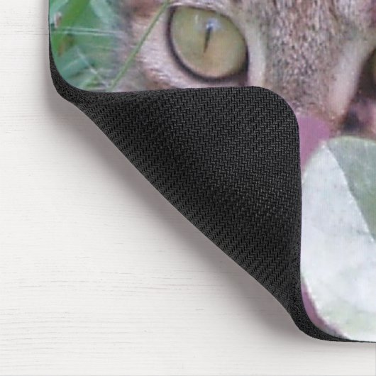 Flammen-Katzenaugen Mousepad (Ecke)